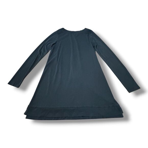 J. Jill Tops - J.Jill Perfect Pima Long Sleeve Tunic Black Tall Casual Boat Neck Women’s Sz MT